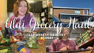 Vlog #124| ALDI Grocery Haul! $60 Weekly Grocery Budget!