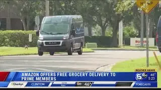 Amazon offering free grocery delivery service to Prime members