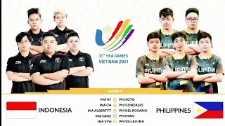 [GAME 4] PHILIPPINES VS INDONESIA | 31st SEA GAMES 2021 GRAND FINALS