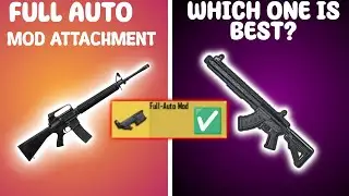 FULL AUTO MOD ATTACHMENT TEST 😱 M16A4/MK47 MUTANT ON FULL AUTO ❤️ WHICH ONE IS BEST ?@PUBGMOBILE