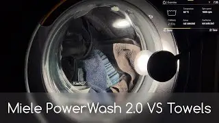 Miele W1 WER865 | Towels vs PowerWash 2.0 | Cotton 60°C