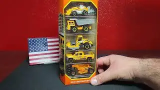 Unboxing: 2023 Matchbox - MBX Construction 5-pack