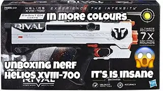 Unboxing my new nerf rival Helios xviii-700 blaster