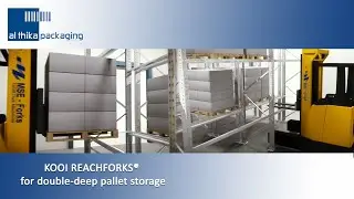 Kooi Reachforks&reg; for double deep pallet storage by Meijer Handling Equipment - Al Thika Packaging