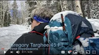 Gregory Targhee FT 45 — сверхбыстрый рюкзак для велотуризма и катания на лыжах