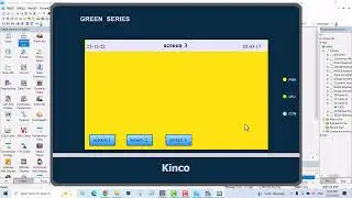 Шаблон экрана Kinco DTools #plc #hmi #Servo