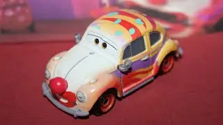 Mattel Disney Cars on the Road Келли Бимбрайт (Circus Velocitas VW Bug/Beetle Clown) 2023