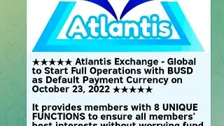 latest updates in Atlantis Exchange full withdrawal process started from 23rd Oct 2022