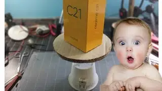 How to make 360-degree Rotating Display Stand simple at Home use Gear motor and cardboarg 😯😯😯😮