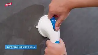 How to install TAILI grab bar suction cups