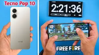 Tecno Pop 10 Free Fire Test | Tecno Pop 10 FF Gameplay | Tecno Pop 10 Gaming Test | Tecno Pop 10 