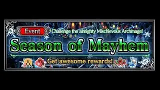 [FFBE] Season of Mayhem - Mischievous Archmage - 5 units - all missions