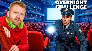 OVERNIGHT IN A CINEMA! *POLICE CHASE!*