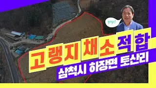 [부동산매물] 강원도 삼척시 하장면 토산리  총 4.269평 / 매매가 2억3.400만원