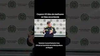 Cayeron 43 kilos de marihuana falsa encomienda #bogota #colombia #mass #noticias #jueces #fiscal&iacute;a