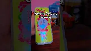 Acrylic Colours Unboxing