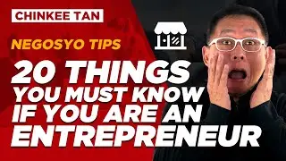 NEGOSYO TIPS: 20 Things You Must Know If You Are An Entrepreneur