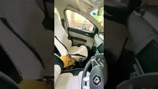Renault Triber White seatcover 8.5k | 7 seater #car #highwaydrive #youtube #youtubeshorts #trending