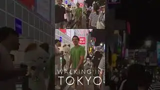 Walking Tokyo at Night: Shibuya's Neon Wonderland (Shorts) [No Commentary]