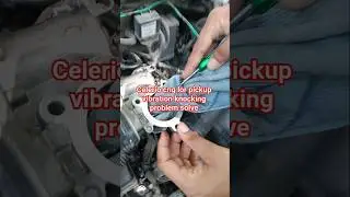 celerio cng low pickup vibration knocking problem solve by cleaning throttle body & DTC