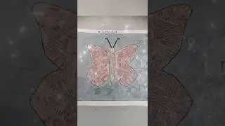 Newspaper Collage Art in Butterfly 🦋 ll Crafty 5 Channel 🥰 ll like share subscribe and comment💞