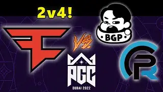 FAZE CLAN vs BAEGOPA - Petrichor Road - 2v4! - PGC DUBAI 2022 - PUBG