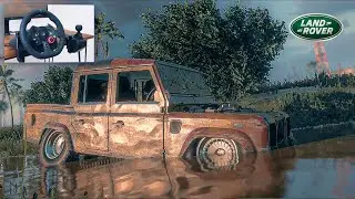 FULLY RESTORATION: Land Rover Defender 110 - NFS Heat | Logitech G29 Gameplay