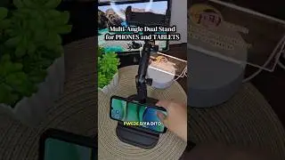 Multi-Angle Dual Phone Tablet Stand #phonestand #phonemount #phoneholder #tabletstand #tripod