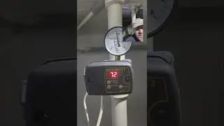 #1040 Стрелочный и цифровой манометр отображения давления холодной воды #danfoss #coelbo