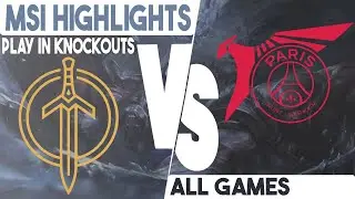 GG vs PSG Highlights All Games | MSI Play ins 2023  Day 6 | Golden Guardians vs PSG Talon