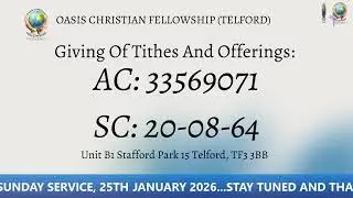 OASIS CHRISTIAN FELLOWSHIP TELFORD