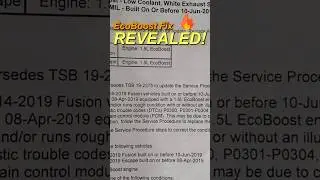 FIX Your 1.5L EcoBoost Ford Coolant Leak NOW