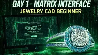 RhinoMatrix CAD Tutorial Day 1: Interface, Basic Commands & Setup (Jewelry Design Hindi)