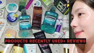Products I have used recently and their reviews💫⭐Skincare products,haircare products