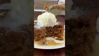 Рецепт карамельного яблочного пудинга | Легкий осенний десерт #торт #рецепт #falldesserts