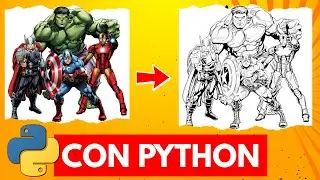 64. IMAGEN A DIBUJO A LA LÁPIZ CON PYTHON