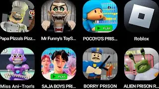 Escape MR Funny Toyshop,Roblox,Great School Breakout,The Baby In Yellow,PoppyMobile,Evill Grandpa !