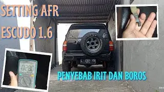 SETTING AFR ESCUDO 1.6!!BISA LEBIH IRIT DAN INI TIPSNYA!!