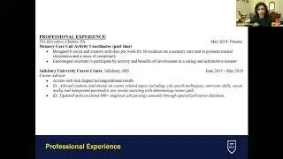 Professional Experience & Skills