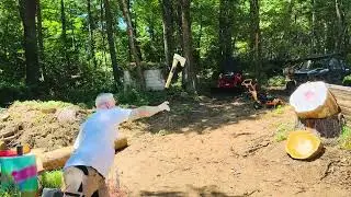Beginner Backyard Axe Throwing