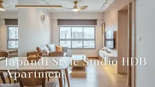 Japandi Style Studio HDB Apartment at Punggol East