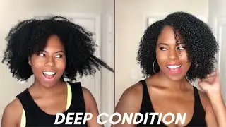 How To Deep Condition Natural Hair + Hot Oil Treatment | Mielle Rice Water Collection Review