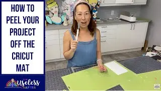 Cricut Tips | How To Peel Your Project Off The Cricut Mat | The Useless Crafter