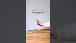 How to hold a Martini glass correctly? #martini #cocktail #etiquette #shorts