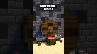 EASY Minecraft Wine Barrel Build Anyone Can Try!🍷