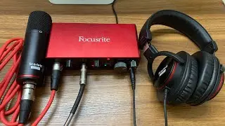 Unboxing Focusrite Scarlett 2i2 Studio