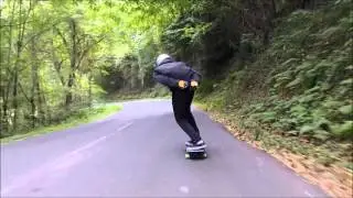 Alternative longboard -  Theho Larregain with chauma