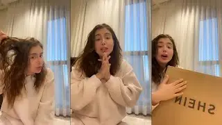 شيماء علي تطبخ موزات في الفرن وتستعرض مشترياتها من شي ان ❤️