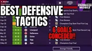 FM22 MOBILE BEST DEFENSIVE TACTICS!!