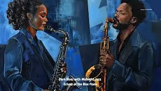 Echoes of the Blue Flame | Dark Blues with Midnight Jazz | Greg Senecki RM | #darkblues #music